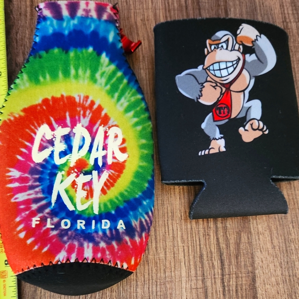 Cedar Key Fl koozie with bottle opener and its all about the badonkadonk koozie.